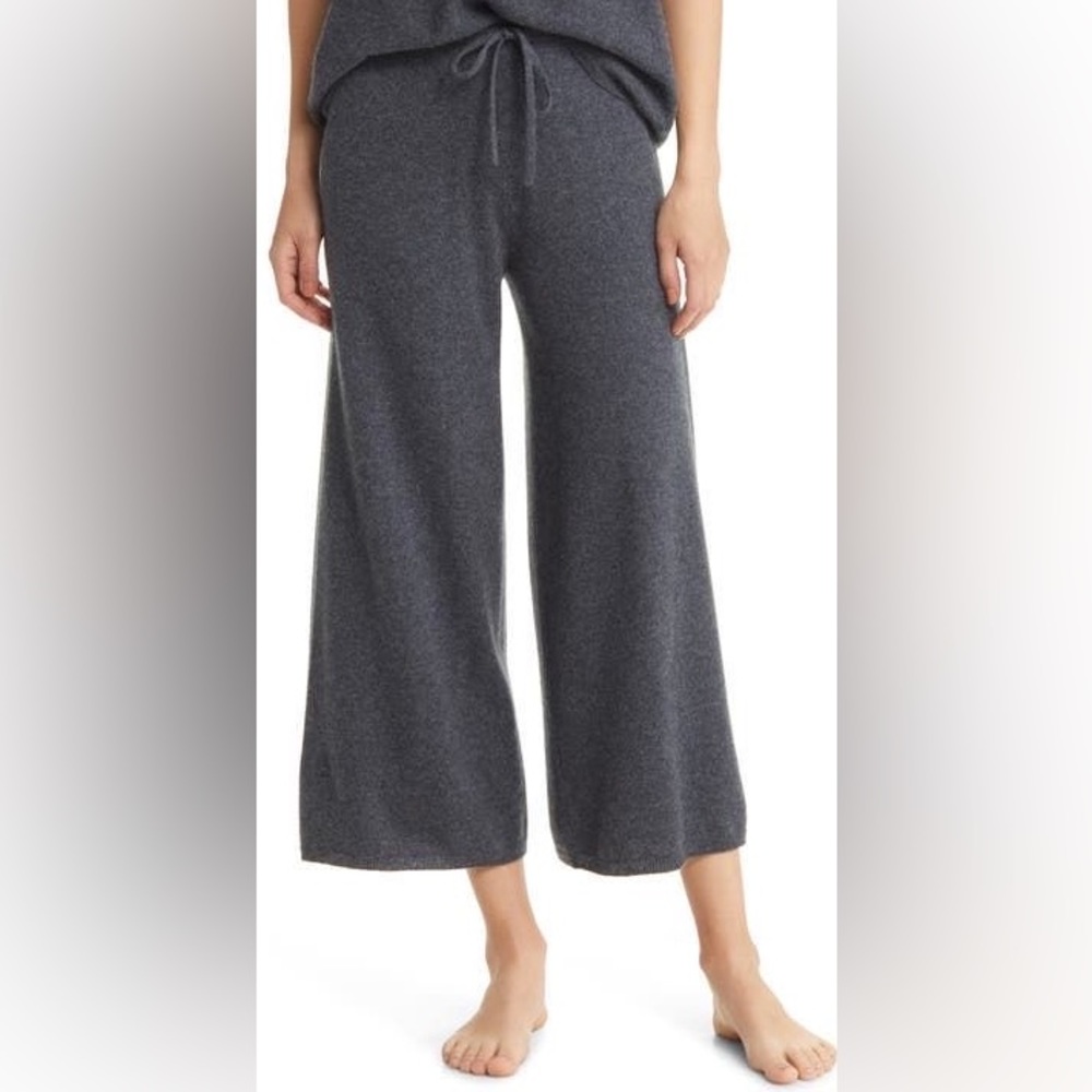NWT Nordstrom Crop Cashmere Pajama Bottoms